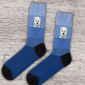 Bären Blick über die Wand, Freundliches Wasser Socken