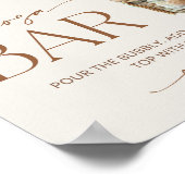 Bären, Brown Balloon, Hot Air Balloon, Momosa Bar Poster (Ecke)