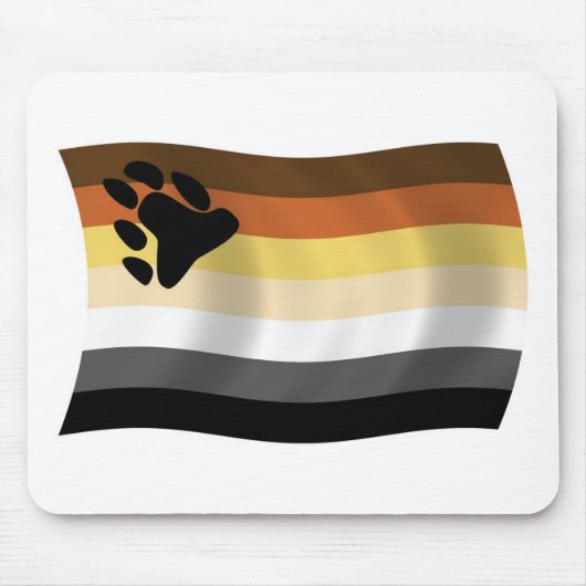 Bären-Bruderschaft-Flagge-Mauspad Mousepad (Vorne)