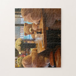 Bären-Café-Puzzle, 28 cm x 36 cm, 252 Teile Puzzle
