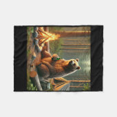 Bären Camping Fleecedecke (Vorderseite (Horizontal))