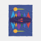 Bären & Cubs Fleecedecke (Vorderseite)