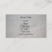 Bären, die am Sonnenuntergang gehen; Fördernd Visitenkarte (Rückseite)