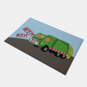 Bären, die einen LKW fahren Fußmatte (Schrägansicht)