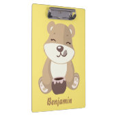 Bären essen Honig Klemmbrett (Rechts)