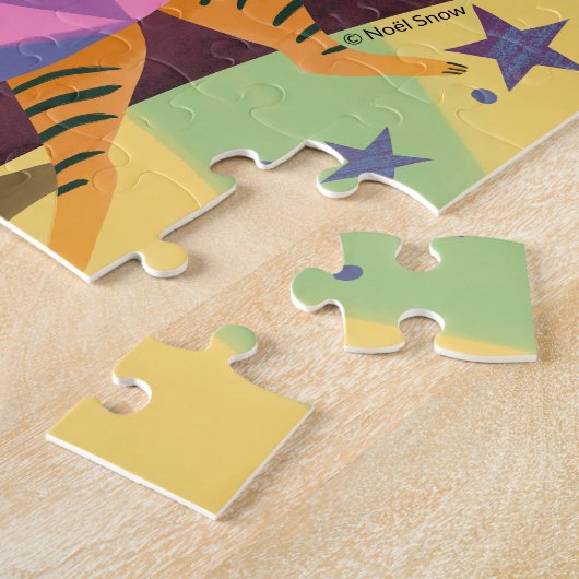 Bären, Fox und Tiger Pierrot Clown Jigsaw Puzzle (Seite)