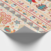 Bären, Fuchs, Hähnchen und Huhn mit Huhn, Feen ode Geschenkpapier (Ecke)