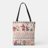 Bären, Fuchs, Hähnchen und Huhn mit Huhn, Feen ode Tasche (Rückseite)