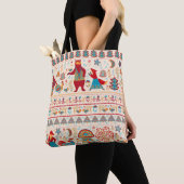 Bären, Fuchs, Hähnchen und Huhn mit Huhn, Feen ode Tasche (Von Nahem)