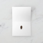 Bären! Grußkarte Karte (Innenseite)