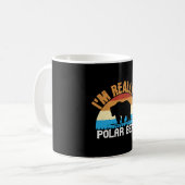 Bären - Ich bin wirklich ein Eisbär Kaffeetasse (Vorderseite Links)