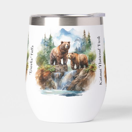 Bären im Katmai-Nationalpark (Links)