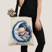 Bären im Moonlight Boy Baby Duschgeschenk Tasche (Von Nahem)