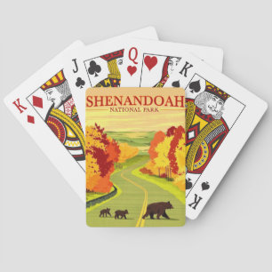 Bären im Shenandoah NP Spielkarten