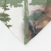 Bären im Wald Fleecedecke (Ecke)