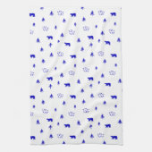 Bären im Wald Geschirrtuch (Vertikal)