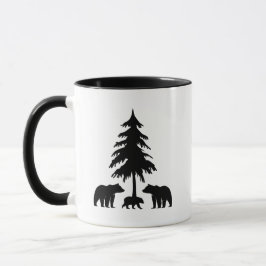 Bären im Wald Kaffee Tasse