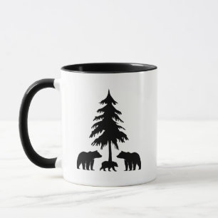Bären im Wald Kaffee Tasse