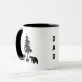 Bären im Wald Kaffee Tasse (Vorderseite Links)