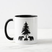 Bären im Wald Tasse (Links)