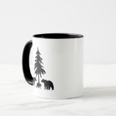 Bären im Wald Tasse (Vorderseite Links)