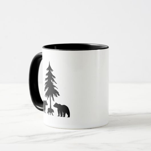 Bären im Wald Tasse (Vorderseite Links)