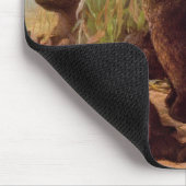Bären im Watermelon Patch (von W.H. Beard) Mousepad (Ecke)