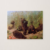 Bären im Watermelon Patch (von W.H. Beard) Puzzle (Horizontal)