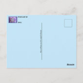 Bären im Winter, Postüberquerung Postkarte (Rückseite)