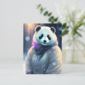 Bären im Winter, Postüberquerung Postkarte (Stehend Vorderseite)