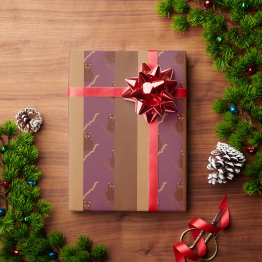 Bären im Woods SWG Geschenkpapier (Feiertagsgeschenk)