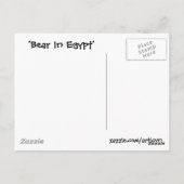 "Bären in Ägypten" Postkarte (Rückseite)