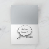 Bären in Boat 90. Geburtstag Spaß Karte (Innenseite)