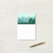 Bären in den Nachhinein der Wildnis Post-it Klebezettel (Auf Schreibtisch)