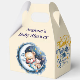 Bären in der Moonlight Boy Baby Dusche Geschenkschachtel