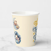 Bären in der Moonlight Boy Baby Dusche Pappbecher (Links)