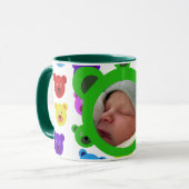 Bären in Grün Tasse (Vorderseite Links)