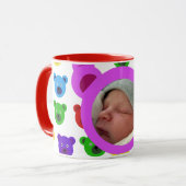 Bären in Violet Tasse (Vorderseite Links)