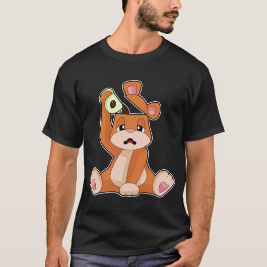 Bären-Kaffeetasse T-Shirt (Vorderseite)