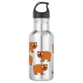 Bären Kinder Wasserflasche mit Name (Vorderseite)