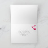 Bären küssen mit Liebe Herzens Valentins Karte (Innenseite)