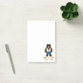 Bären Minimal Funny Office Pub Art Post-it Klebezettel (Büro)