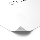 Bären mit Blue und Tan Balloons Willkommen Poster (Ecke)