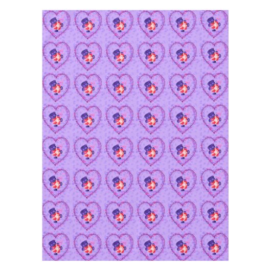 Bären mit Herzgeschenken Tableclout Tischdecke (Vorderseite)