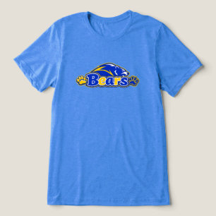 Bären mit Maskottchen Tri-Blend Shirt
