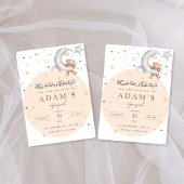 Bären, Mond und Sterne Aqeeqah Einladung