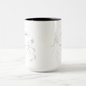 Bären-Mug by JHT ( Zugänglicher Wolf ) Tasse (Zentrum)