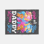 Bären Nk Oder Blau Daddy Liebt Dich Geschlecht Ent Fleecedecke (Vorderseite (Horizontal))