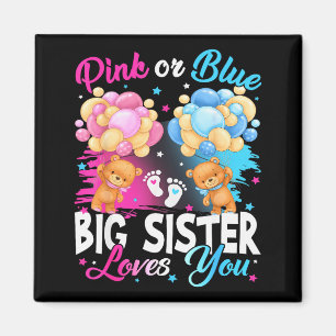 Bären Nk Oder Blau Große Schwester Liebt Dich Gesc Magnet