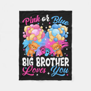 Bären Nk Oder Blau Großen Bruder Liebt Dich Geschl Fleecedecke
